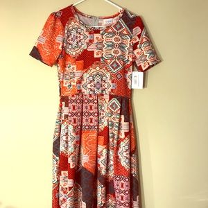 LulaRoe Amelia Dress M